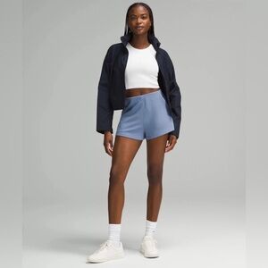 NWT Lululemon Ribbed Softstreme High-Rise Short 2" Size 8 Oasis Blue